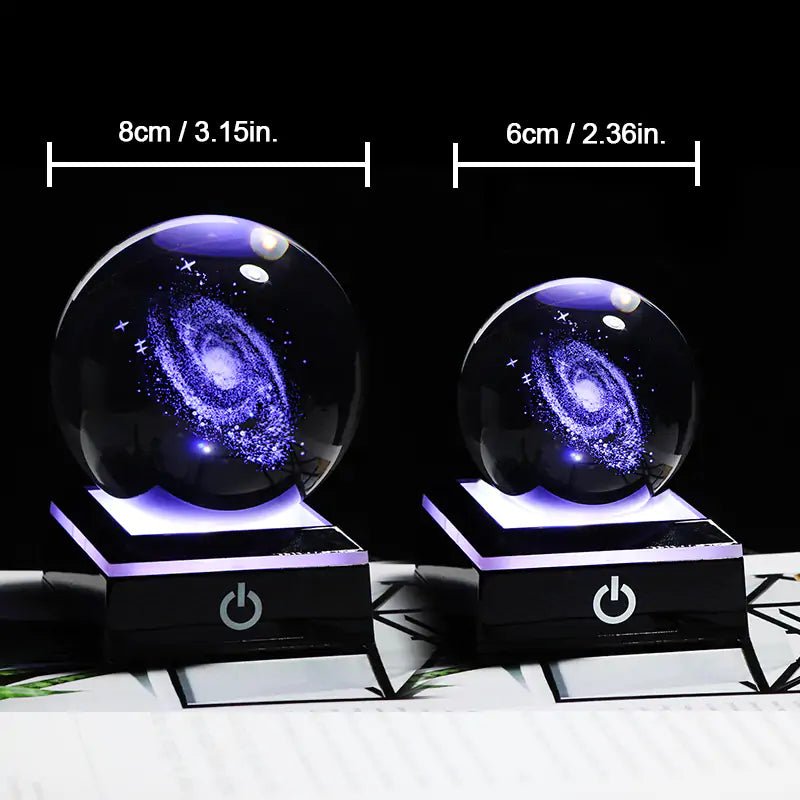 3D Galaxy Miniature Crystal Ball - Homestore Bargains