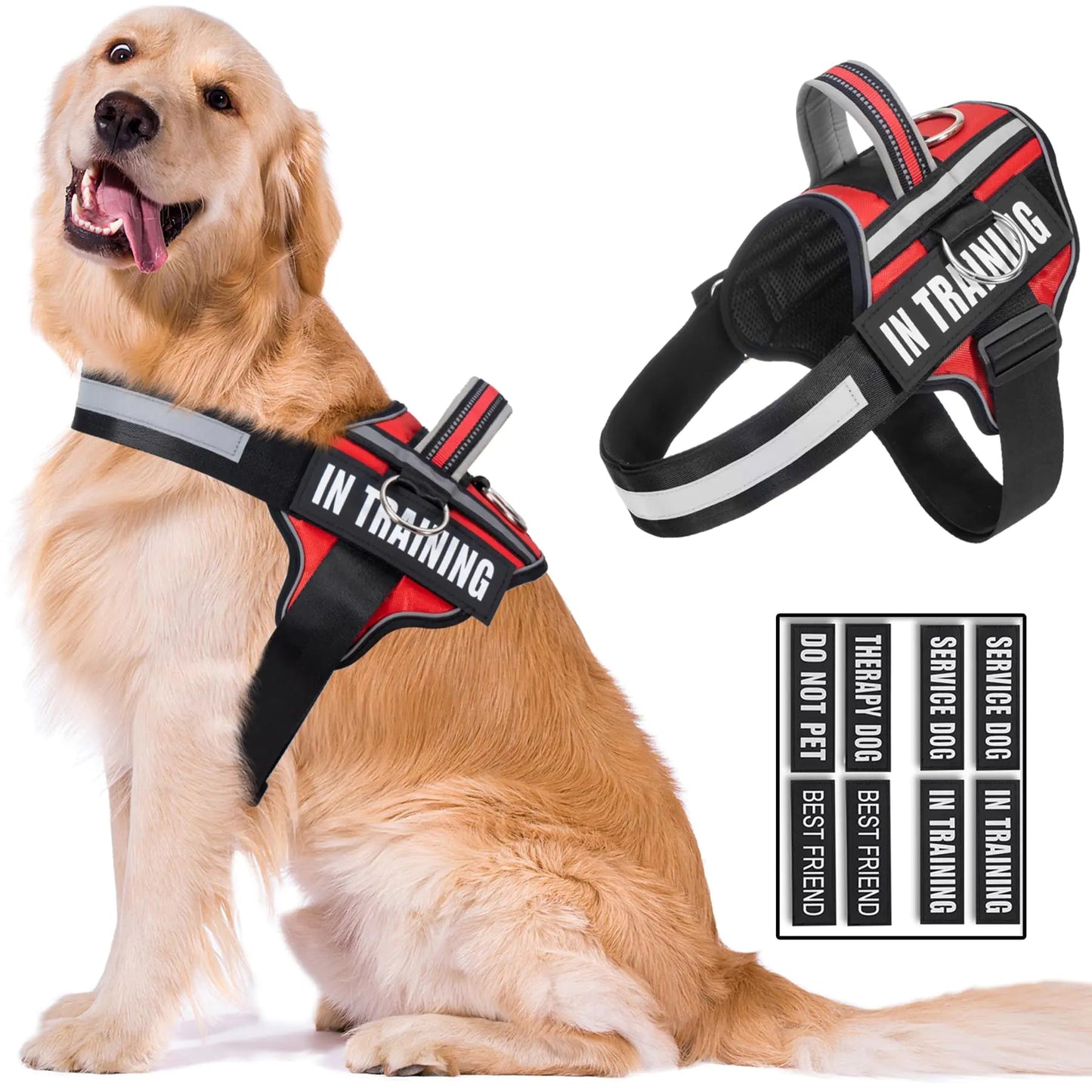 Dog Harness with Patches - Homestore Bargains