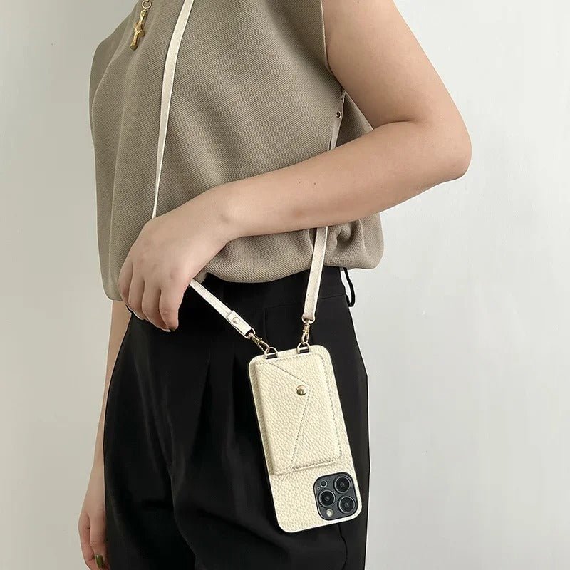 Leather Crossbody Phone Bag - Homestore Bargains