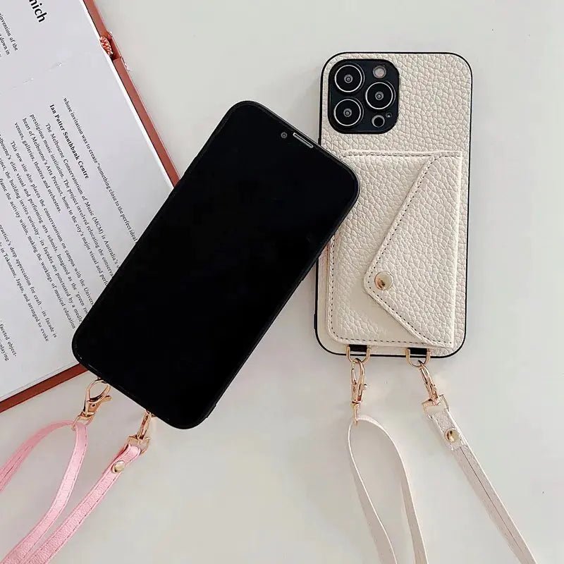 Leather Crossbody Phone Bag - Homestore Bargains