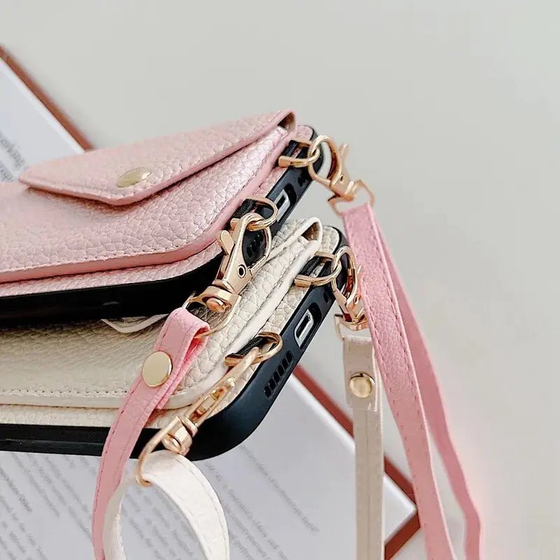 Leather Crossbody Phone Bag - Homestore Bargains