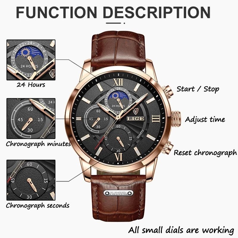 Lige Luxury Watch - Homestore Bargains