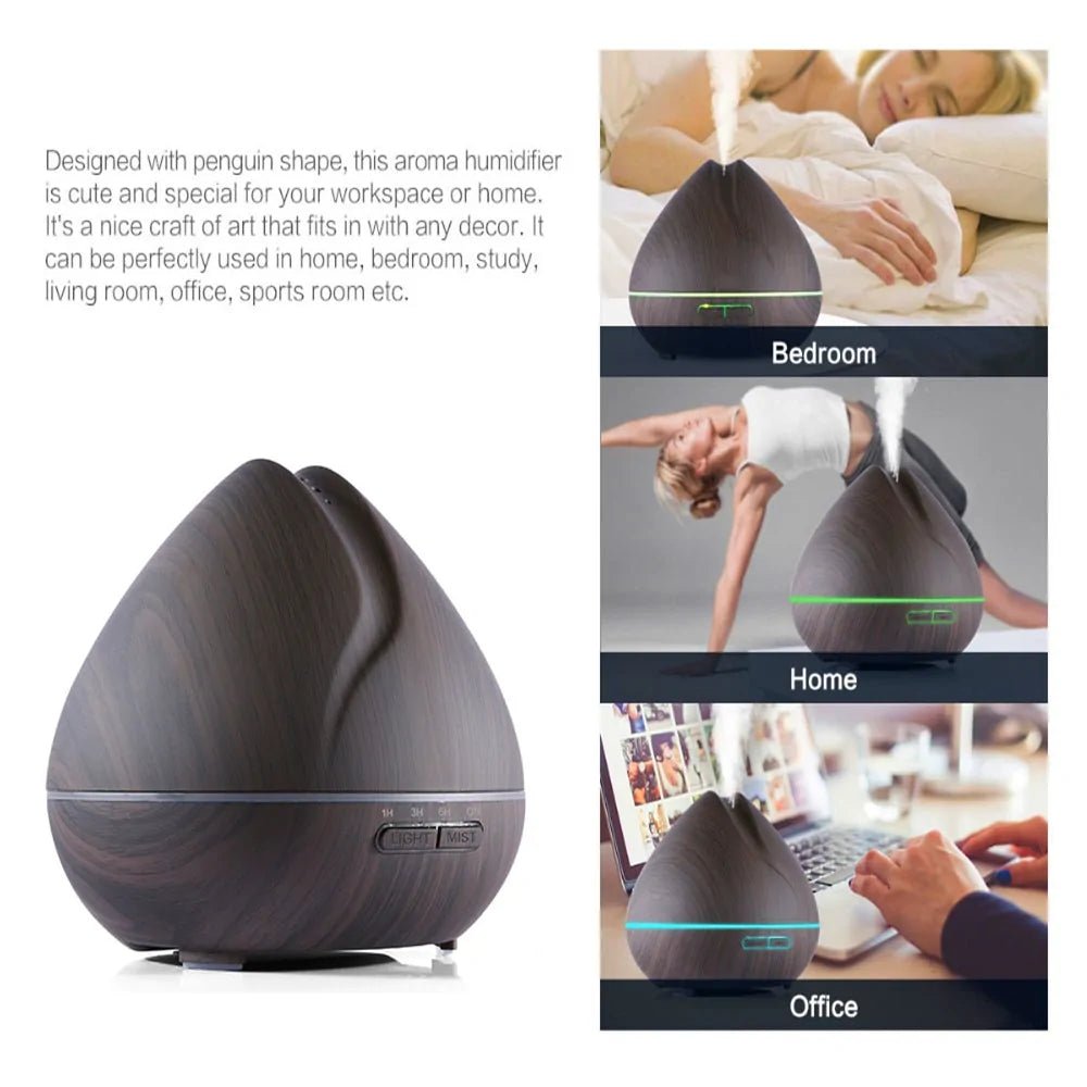 Ultrasonic Humidifier & Aroma Diffuser - Homestore Bargains