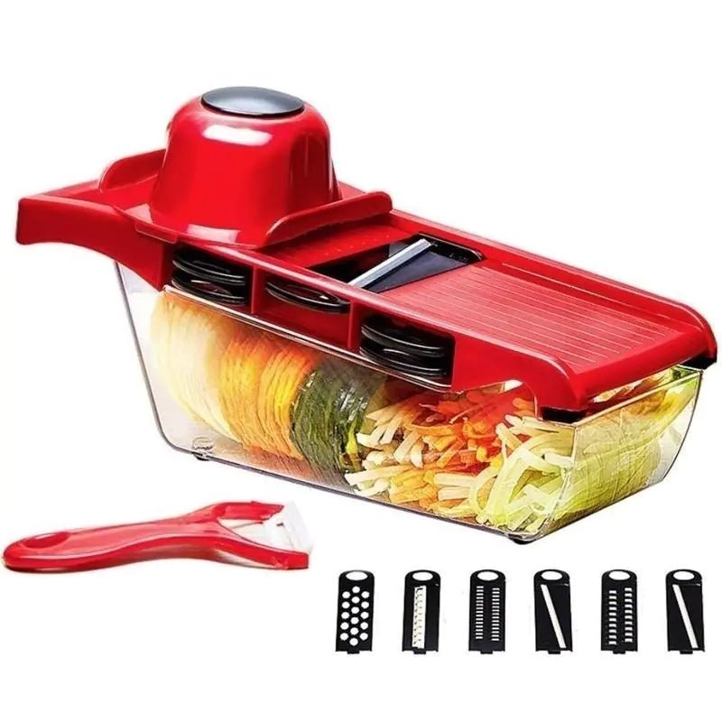 Vegetable Slicer With 6 Blades - Homestore Bargains