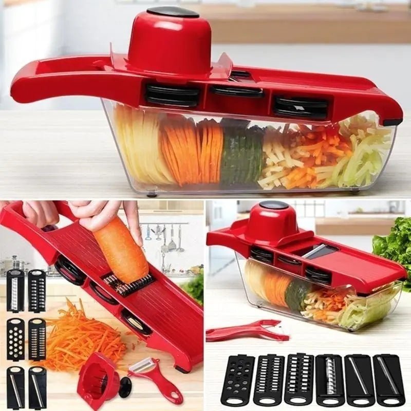 Vegetable Slicer With 6 Blades - Homestore Bargains