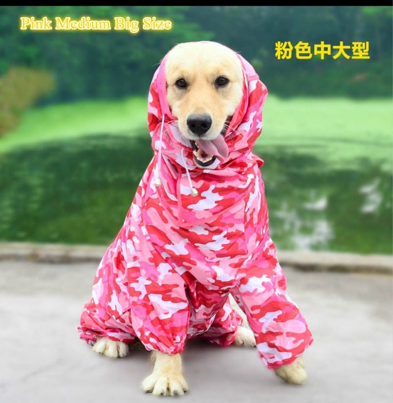 Dog Raincoat - Waterproof Jumpsuit