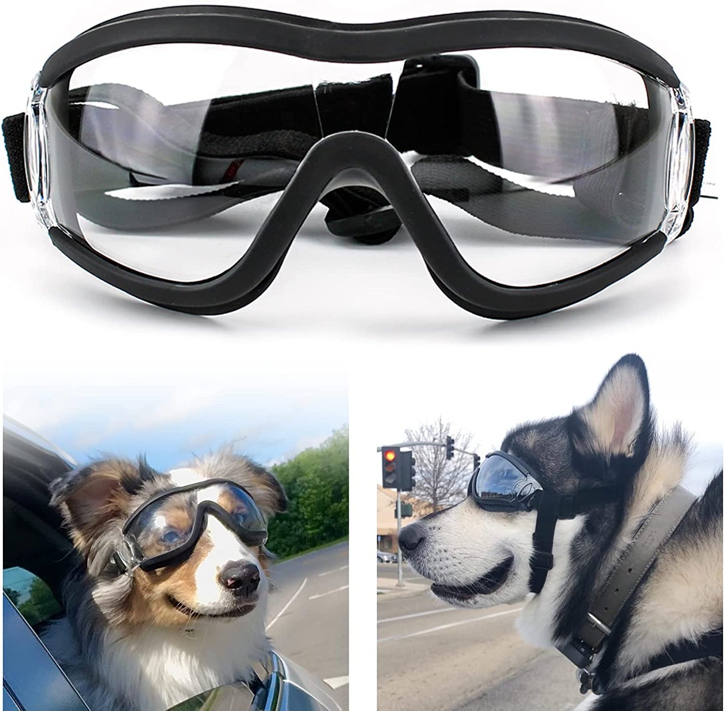 Adjustable Strap Dog Goggles - Homestore Bargains