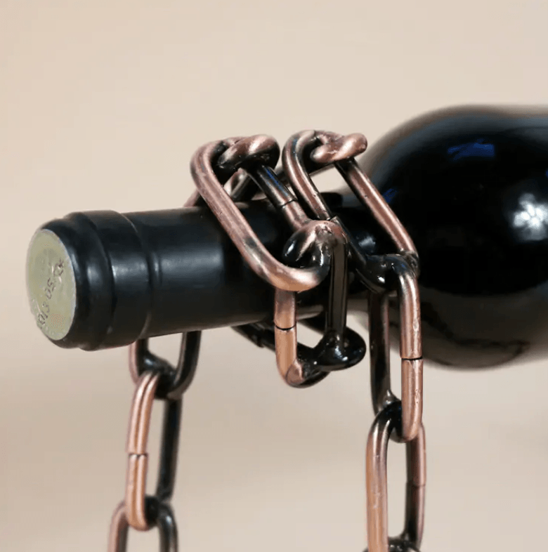 Chain Wine Bottle Holder - Homestore Bargains