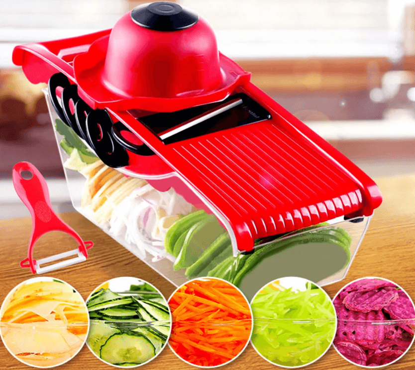 Vegetable Slicer With 6 Blades - Homestore Bargains